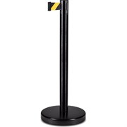 Стойка ограждения Rusbarrier BSLN-327635 BLACK yellow/black