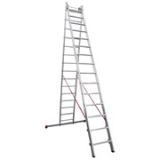 Индустриальная алюминиевая двухсекционная лестница НОВАЯ ВЫСОТА 5220206