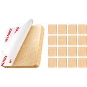 Фетровые квадратные самоклеящиеся подкладки для мебели Контакт 24802