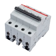 Четырехполюсной автоматический выключатель ABB sh204