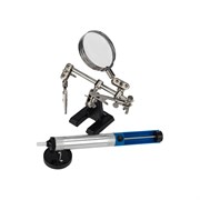 Набор для пайки REXANT к22 вспомогательный (держатель третья рука, подставка, экстрактор)