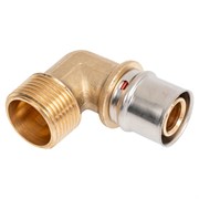 Угольник-переходник для металлопластиковых труб прессовой STOUT Sfp-0011-000126