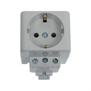 Розетка BYLECTRICA РР16-9122 серый