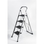 Широкая стальная стремянка GEVA TRADE WK6018F-4A