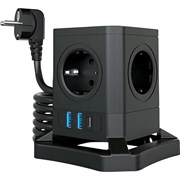 Сетевой фильтр Qumo Power Block System PD1 12SP5U P-0003