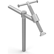 Зажимная струбцина для сварочного стола D16 Keepler-Stan Tr14 200мм под 45 град