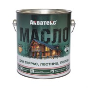 Масло для террас лестниц полов Акватекс 205704