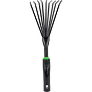 Стальные веерные мини-грабли для листьев, с пластиковой ручкой Gigant GVER-21