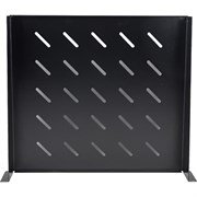 Перфорированная консольная полка Cabeus SH-J017-2U-400-BK