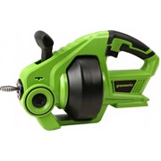 Аккумуляторный сантехнический трос GreenWorks G24DA
