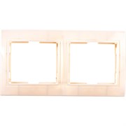 Двухместная горизонтальная рамка Generica КВАРТА