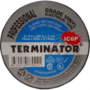 Самозатухающая всепогодная огнеупорная изолента Terminator Ic6p