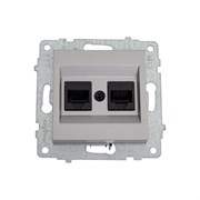 Механизм компьютерной 2-местной розетки rj45 OVIVO CAT6