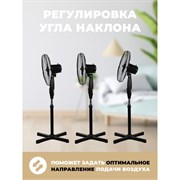 Бытовой напольный вентилятор RIX RSF-4000B