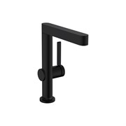 Смеситель для раковины Hansgrohe Finoris 230,push open,матовый черный 76060670
