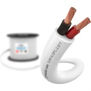 Акустический кабель PROCAST cable SJW 14.OFC.2,077.25 14AWG 2x2,077мм2, PVC, белый, 25 м