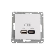 Розетка Systeme Electric USB ATLASDESIGN