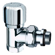 Термостатический вентиль FAR угловой Lady