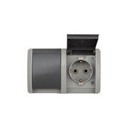 Двойная накладная розетка Kranz KR-78-0613