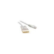 Патч-корд Hyperline PC-110-RJ45-4P-C5e-1M-LSZH-GY