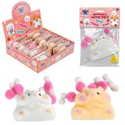 Игрушка-антистресс "ХОМЯЧОК", 6х4 см, ассорти 2 вида, дисплей, JOLLY JOT (ДЖОЛЛИ ДЖОТ), 665783