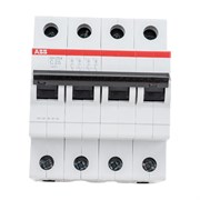 Четырехполюсной автоматический выключатель ABB sh204