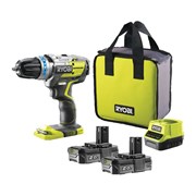 Бесщеточная ударная дрель-шуруповерт Ryobi ONE+ R18PDBL-220S