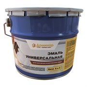Универсальная полиуретановая эмаль для наружных и внутренних работ Доминар S75412