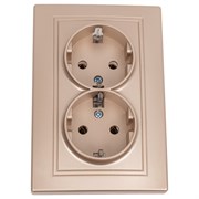 Двойная розетка INTRO Plano