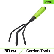 Садовый рыхлитель-культиватор (тяпка) Deli ручной, 30 см, защита от ржавчины, противоскользящая рукоять DL580815
