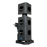 Сетевой фильтр Qumo Power Block System PD1+2 12SP5U P-0003