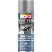 Цинк-алюминиевая аэрозольная краска для защиты металла Decorix 0114-04 DX
