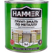 Грунт-эмаль по металлу HAMMER ЭК000125863