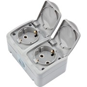 Двойная накладная розетка Kranz KR-78-0806