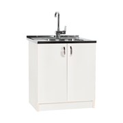 Тумба SANTREK 80*50 цвет белый (2 дверцы) (ЛДСП)