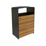 Стальная урна Хоббика Новичок