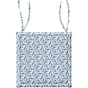 Подушка для стула Verossa Ромбы голубые