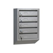 Пятисекционный металлический почтовый ящик ООО "ПК ХозЦентр" ПЯ-00019