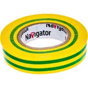 Изолента пвх Navigator NIT-B15-20/YG