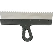 Нержавеющий зубчатый шпатель STAYER 1009-30-06