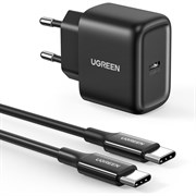 Сетевое зарядное устройство Ugreen cd250 (50581) usb-c 25w pd charger + c-c 2m cable eu.