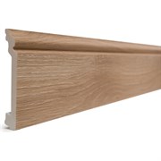 Напольный ударопрочный влагостойкий плинтус Decor-Dizayn 701-90SH