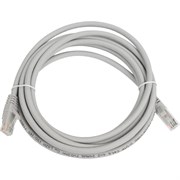 Патч-корд SUPRLAN UTP 6 4x2 24AWG (7x0.2мм) Cu LSZH серый 3м