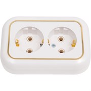 Двухместная розетка Кунцево-Электро ВАЛЕНТИНА РС16-830