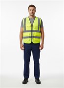Жилет сигнальный ProfLineLeader СОП-4 (тк.Полиэфир,130), желтый