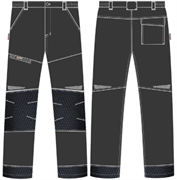 Брюки ProfLineSpecialist (тк.Смесовая,240), черный