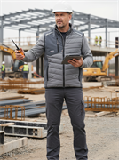 Жилет утепленный ProfLineLeader (тк.Нейлон/Софтшел), серый