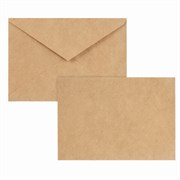 Конверты С6 (114х162 мм) КРАФТ, клей, 90 г/м2, КОМПЛЕКТ 1000 шт., треугольный клапан, 58211