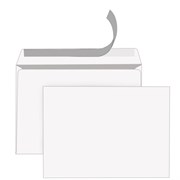 Конверты С4 (229х324 мм), отрывная лента, 80 г/м2, КОМПЛЕКТ 50 шт., внутренняя запечатка, STAFF, 118668