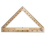 Транспортир для классной доски (транспортир классный), деревянный 40 см, 180 градусов, МОЖГА, С176